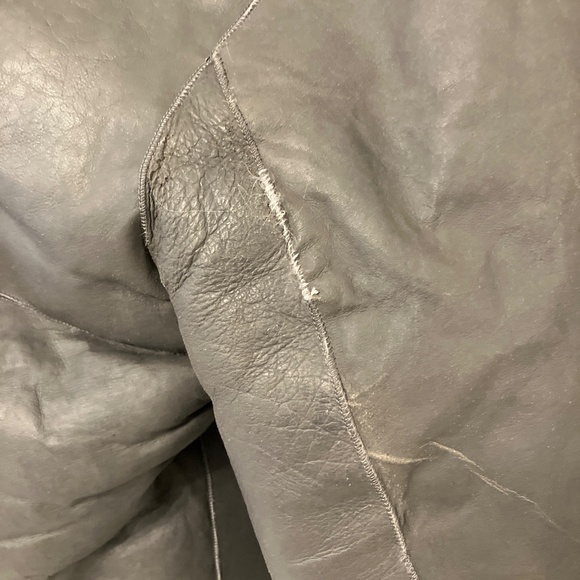 Intermix Reversible Leather and Shearling Jacket - Picture 6 of 6